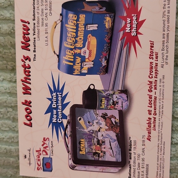 2000 Hallmark Hopalong Cassidy Lunchbox & Thermos Ornament Set - Picture 6 of 6